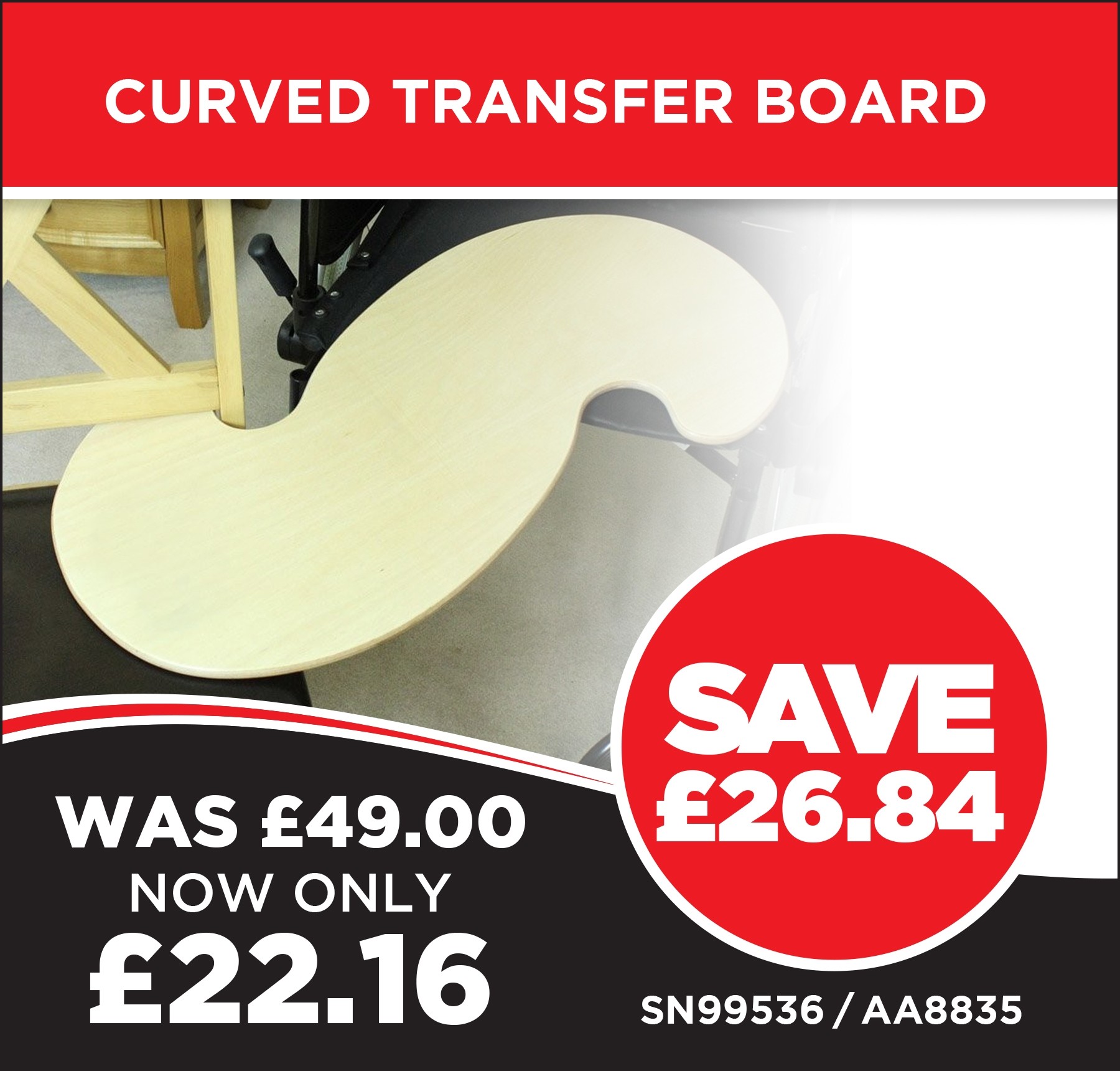 Curved Transfer Board