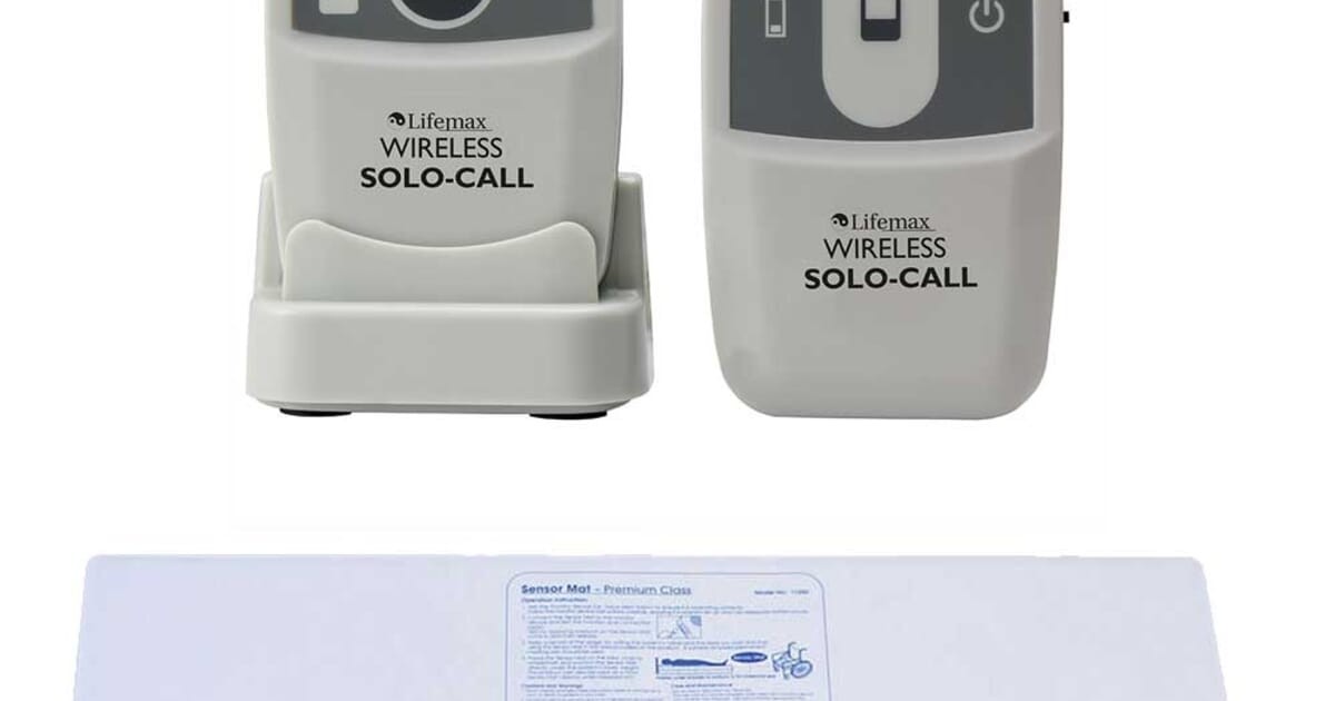 Solo Call Bed Sensor Alarm Kit -Complete Set With Mat